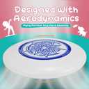 Outdoor Flying Disc 175g,Adult Sport Disc Set for Competitive and Pro Players,Flying Disc Set Includes 1 Glow in The Dark Flying Disc for Beach Pool Game, Camping and Backyard (6 Color Set)