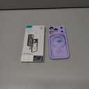 ESR for iPhone 17 Pro Case, Camera Control, Compatible with MagSafe, Shockproof Military-Grade Protection, Magnetic Phone Case for iPhone 17 Pro, Classic Hybrid Case, Frosted Purple