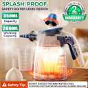 Upgraded 1050W Powerful Steam Cleaner, Pressurized Handheld Multi-Surface Natural Steamer with 12PCS Accessories & Safety Lock, 350ML Large Capacity for Home, Kitchen Instant Dissolves Grime & Grease