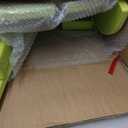 Folding Adirondack Chairs Set of 2, HDPE, 2 Cup Holders, Lime
