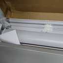 Cordless Light Filtering Mini Blind, 45 x 64 in, Pearl White