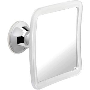MIRRORVANA Fogless Shower Mirror for Shaving with Upgraded Suction, Anti Fog Shatterproof Surface and 360 Swivel - 6.3" x 6.3" (Clear)