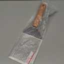 Extra Wide Spatula, Large Metal Spatula with Full Tang Wooden Handle & Beveled Edges for Skillets, Griddles & Grills, Pancake Flipper Turner, Smash Burgers Turner, 6 x 5-inches