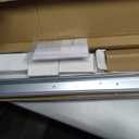Bypass Sliding Door Hardware 48", Bypass Wardrobe Closet Door Track Set, Smoothly and Quietly, for 2 Door System, XC47-48"