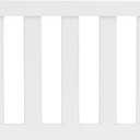 Dream On Me Convertible Crib Toddler Guard Rail in White, Compatible with Select Dream On Me Cribs, Crib to Toddler Bed Conversion, Easily Attachable (21.25L x 1.2W x 12.25H)