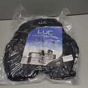 LC Lumbar Support Pillow for Office Chair & Car  Ergonomic Memory Foam Back Cushion for Lower Back Pain Relief  Adjustable Strap, Breathable Cover  Improves Posture & All-Day Comfort