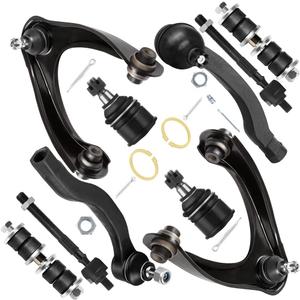 SCITOO 10pcs Suspension Kit For 1996-2000 For Honda Civic - With Suspension Parts Upper Control Arm Lower Ball Joint Sway Bar End Link Inner Outer Tie Rod End