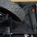 Wagons Carts Foldable, Lightweight Portable Utility Shopping Cart with Wheels, Folding Grocery Wagon Cart for Grocery, Camping, Shopping, Beach, Garden, Sports Black (100L)