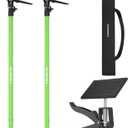 Cabinet Jack Support Pole, 45.3-114.2 Inches Steel Telescopic Quick Support Rod, Third Hand Tool Support System, Drywall Jack, Cargo Bars, 132 LB Capacity, 2-Pack