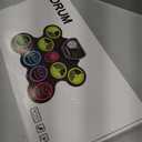 Electronic Drum Set, 10 Pads Roll-up Drum Practice Pad with Drum Pedals & Sticks, Built-in Speaker with Headphone Jack, Great Christmas & Birthday Gift for Kids (multi-colored)