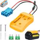 Vibit Power Wheel Adapter for Dewalt 20 V Lithium Battery, Peg-Perego Dewalt Battery Adapter with Original Wire Harness Connector, DC Power Adapter Conversion for Peg-Perego Children's Riding Toys