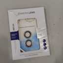 Hsefo Camera Lens Protector for iPhone 17, 9H Ultra-thin Tempered Glass, Glitter Bling Cute Girly Metal Individual Camera Cover Accessories for Women，Scratch Resistant, Case Friendly, Colorful