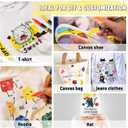 2 x WINSONS 30 Fabric Markers Pens Set, Indelible & Permanent Fabric Paint Pens, Fine Tip Textile Marker Pen for Clothing, Laundry-Safe Art Markers, Non-Toxic, Quick-Dry