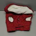 ASENKU Dog Winter Coat - Waterproof Windproof Dog Jacket, Warm Snowproof Doggie Puffer Vest for Cold Weather, Lightweight Snow Coats for Small Medium Large Dogs (3XL, Red)