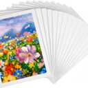 60 Pcs Canvases for Painting 5 x 7 Inch Stretched White Blank Cotton Canvas Panel Boards Bulk Flat Canvas Boards for Acrylic Oil Tempera Metallic Neon Painting Crafts