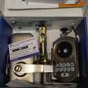 TEEHO TE004 Keyless Entry Keypad Door Lock with Handle - Smart Digital Electronic Lock for Interior Door with Anti-Peeping, Auto Lock & Passage Mode - Easy Installation - Satin Nickel