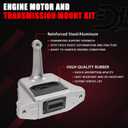 Engine Motor Mount & Transmission Mount Kit Compatible with Hyundai Kia Vehicle Elantra 1.4T 1.6T 2.0L 2017-2020, Ioniq 2017-2022, Forte 2019-2020 Replaces# A71207 A71210 A71100 21830F2100 (3PCS)