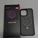 CASEKOO Designed for iPhone 14 Pro Max Case with Magnetic Invisible Stand [Military Drop Protection] [Compatible with MagSafe] Shockproof Slim Translucent Matte Promax Case 6.7", Black