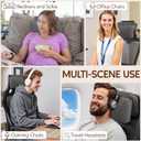 Neck Pillow for Recliner Chair, 14" Adjustable Recliner Pillow for Headrest, Soft Velvet Non-Slip Head Pillow for Recliner, Couch, Chair, Sofa