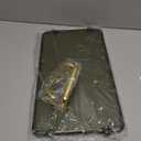 Serving Tray with Handles Serving Tray Valet Tray Plastic Serving Trays for Party, Kitchen, Bathroom, Dessert Table, Cupcake Display, Acrylic Tray for Ottoman Coffee Table, Decorative Trays (Green)