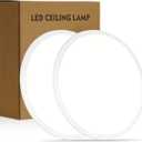 14.9 Inch LED Flush Mount Ceiling Light,5CCT,32W,3343LM (2Pack)