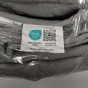 Pleated Texture 100% Microfiber Polyester Dark Grey Twin XL Comforter Set, Solid Casual themed, Adult Bedding, OEKO-TEX Certified