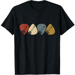 Guitar Pick T-Shirt (Large, Black)