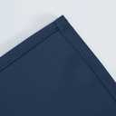 LEMOMO Navy Blue Blackout Curtains/52 x 45 Inch/Set of 2 Panels Room Darkening Short Curtains