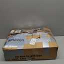 D-Shaped Chair Cushions, 2" Thick Dining Chair Pads with Ties and Removable, Machine-Washable Cover, 17" x 16", Brown