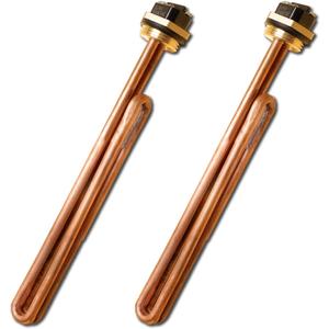 HE 90240 Heating Element, Replacement for EcoSmart ECO 18 27 36, 9KW 240V Water Heater Element for Electric Tankless Water Heaters, Screw-In, Copper, 2PCS