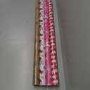 Blavermant Christmas Wrapping Paper Rolls - 30 inches x 16.4 feet per Roll, Total of 4 Wrapping Paper Rolls, Designs for Christmas, Holidays, Weddings, Winter Solstice Gift Wrapping Paper Rolls