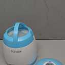 PETGEEK Dog Food Dispenser Toy, Treat Dispensing Dog Toys for IQ Training, Interactive Puzzle Toys to Keep Them Busy, 3000mAh USB Rechargeable Pet Treat Dispenser with Push Remote Button, 400ml