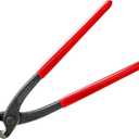 AKIHISA 9 inch Ear Clamp Pliers, Chrome Vanadium Steel Crimper Tool, Nail Remover, Pincer Crimper Tool for Pipe Hose Clamps