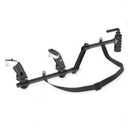 VR Gun Stock for Meta Quest 2, Compatible with VR Meta Quest 3/Quest 3S, Magnetic Gunstock Rifle Adapter with Shoulder Strap (Black)