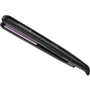 Remington 1" Flat Iron, Hair Straightener with Anti-Static Technology, Rapid 30-Second Heat-Up, 60-Minute Auto Shut-Off, 30% Longer Ceramic Floating Plates, and Titanium-Ceramic Coating (Black)