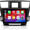 Android 13 Radio for Toyota Highlander 2008-2013, Apple CarPlay Car Stereo with 6G+128G 10.2 Inch Touchscreen, WiFi, DSP, SWC, AM FM Radio, GPS Navigation, 2.4GHz & 5GHz WiFi