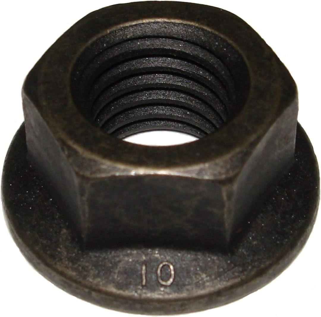 014973124861 Flange Nuts, 14mm-2.00, Piece-6,Black 014973124861 Flange Nuts, 14mm-2.00, Piece-6,Black