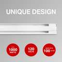 Stelpro Brava Electric Baseboard Heater - 1000W 120V - AB41001W - White
Whisper-quiet build, Heats up to 100 sq ft, Rounded corners protect kids and pets, Hardwired, Thermostat sold separately