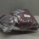 Dark Purple Blackout Pinch Pleated 84 Inch Bedroom Curtains 2 Panels Set, Memory Trained Thermal Noise Cancelling Double Layer Natural Linen Viral Windows Drapes for Living Room Light Blocking 7 FT