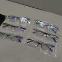 Gaoye 6 pack 2.75 Executive Style Reading Glasses Men - Durable Readers with Blue Light Filtering- Comfortable Fit with TR90 Frames (Black)