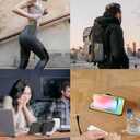 Rugged Phone Case for Samsung Galaxy A24 4G, with Belt Clip Holster & Kickstand Heavy Duty Shockproof Protective Full Body Case Cover for Samsung Galaxy A24 4G Phone (Black+Yellow)