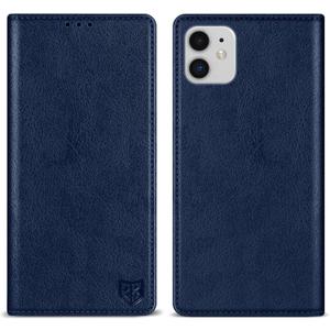 ZZXX for iPhone 11 Wallet Case with [RFID Blocking] Card Slot Stand Strong Magnetic Leather Flip Fold Protective Phone Case for iPhone 11 Case Wallet(Blue-6.1 inch)