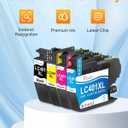 WHAWE LC401XL Ink Cartridges for Brother Printer MFC-J1010DW MFC-J1170DW MFC-J1012DW MFC-J1800DW, 4 Pack High Yields(Black Cyan Magenta Yellow)