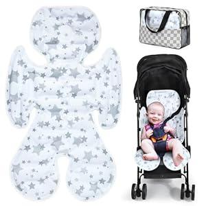Orzbow Stroller Cooling Pad for Baby, Universal Fit | Baby Cooling Pad for Car Seat, High Chair, Bassinet, Swing, Crib | Stroller Cooler Cushion Keep Baby Cool in Summer