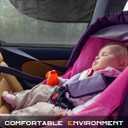 Car Window Shades,Side Window Sun Shade,Car Accessories Magnetic Double Layer Cars Windows Screen Mesh with Semi-Shading,Automotive Windows Sunshades,Fits Most Cars (Front Window), 2 Pieces