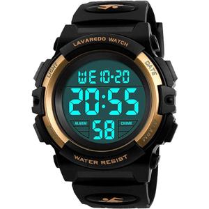 Kids Watch,Boys Watch for 3-15 Year Old Boys,Digital Sport Outdoor Multifunctional Chronograph LED 50 M Waterproof Alarm Calendar Analog Watch for Children with Silicone Band,Kids Gift