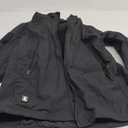 FREE SOLDIER Men's Outdoor Waterproof Soft Shell Hooded Military Tactical Jacket, Black, XXXL