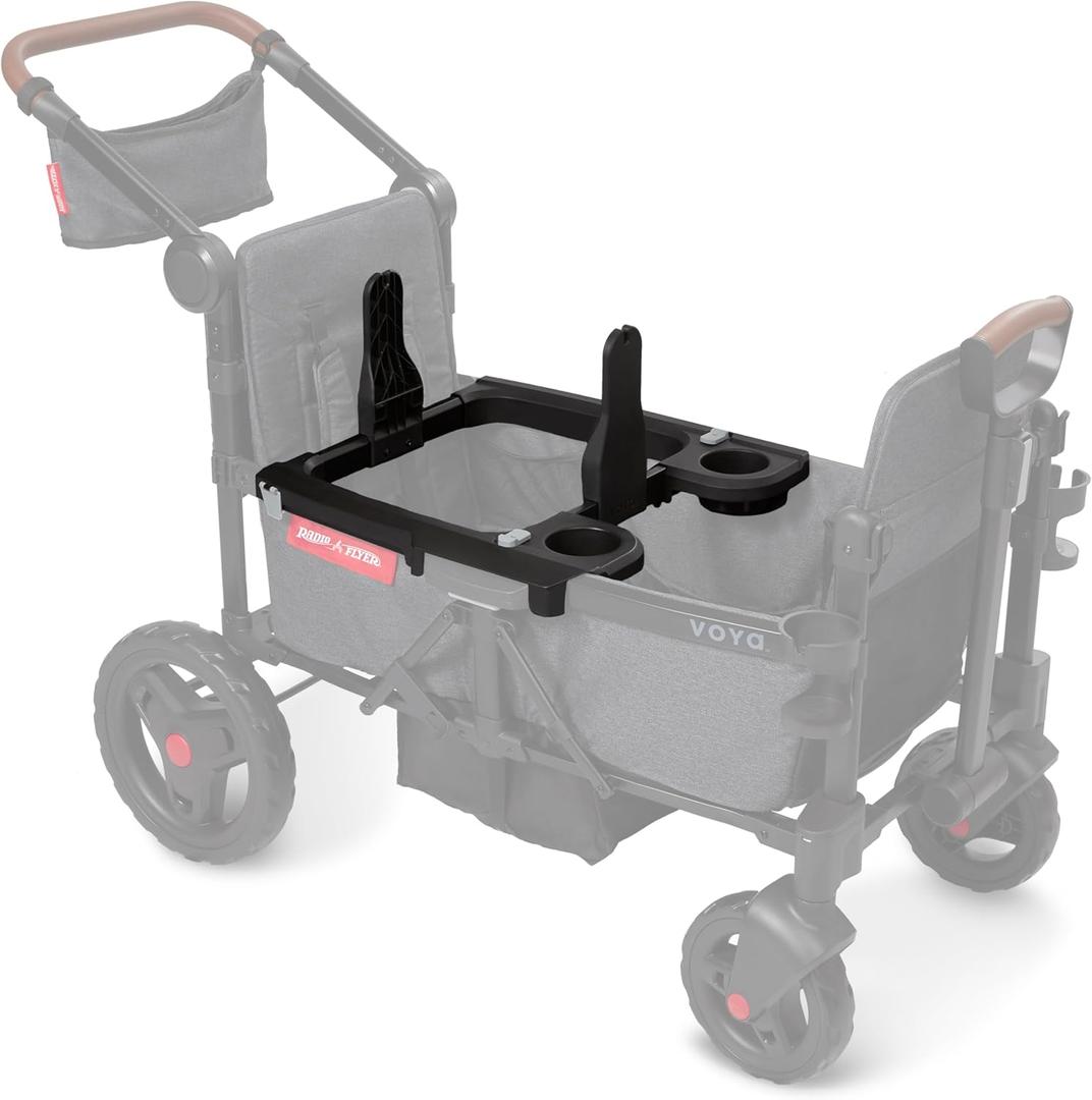 Radio Flyer Voya Baby Car Seat Adapter (Graco) for Baby Stroller Wagon, Toddler Car Seat Adapter (Graco) for 2 Seater Low Sides Wagon Stroller, Newborn Essentials