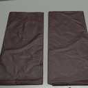 Plastic Tablecloth Pack Disposable Table Cover for Rectangle Table, 2 Brown
