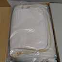 ETRONIK Lunch Backpack, 15.6 Inch Laptop Backpack, Stylish Nurse Teacher Work Bag with Insulated Cooler Lunch Box for Women Men, College Backpack for Travel, Grey Blue